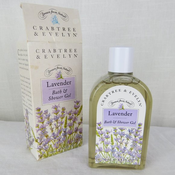 CRABTREE & EVELYN Lavender Bath & Shower Gel 8.5 FL oz New Old Stock